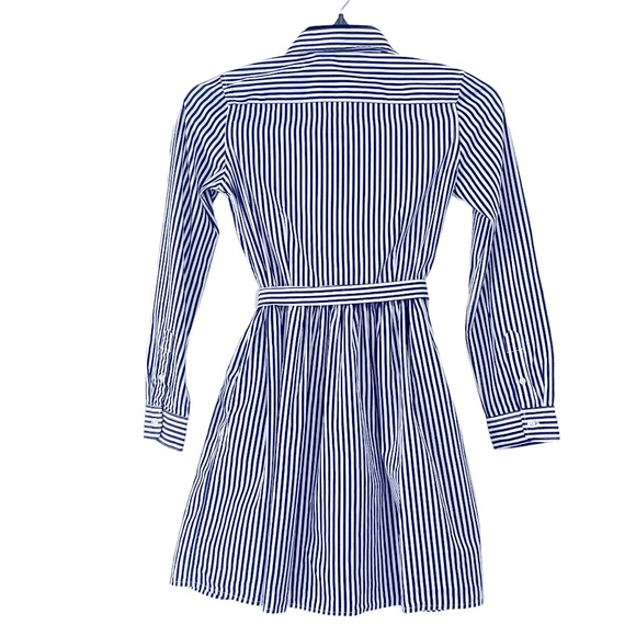 Polo Ralph Lauren Blue Stripe Cotton Shirt Dress. - Picture 2 of 9